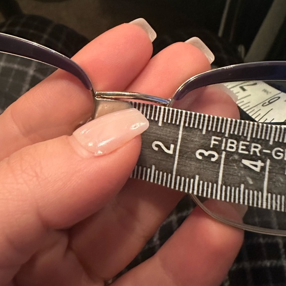 Miu Miu dark purple and gold prescription glasses - Picture 9 of 9